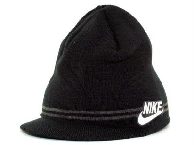 NWT Authentic NIKE RADAR Knit Beanie Hat Snowboard Ski Black LAST ONES 