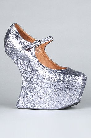 Jeffrey Campbell The Night Walk Shoe Pewter  