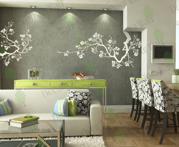 Large Cherry Blossom tree Wall Art Decal Vinyl Sticker  