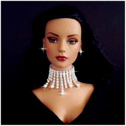 Alexandria Choker~ Rhinestone jewelry for Tyler Tonner doll  