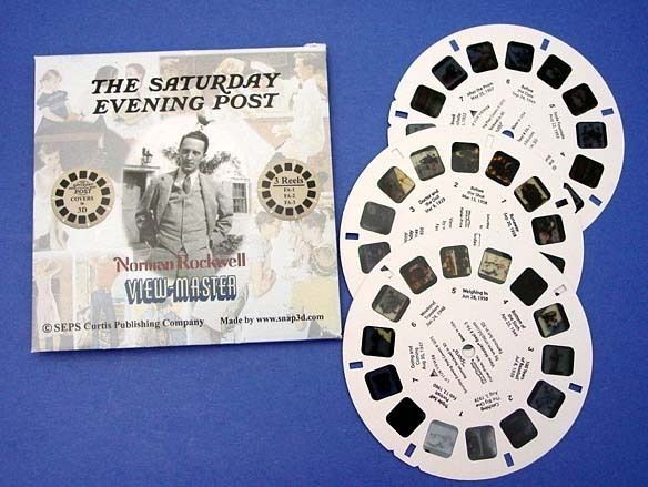 Norman Rockwell   ViewMaster set 3 reels NEW  