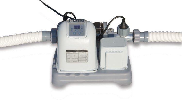   530 GPH Filter Pump & Krystal Clear Saltwater System Pool Chlorinator