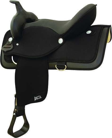 WIDE 16 ABETTA All Around Trail Saddle SUPER CUSHION  