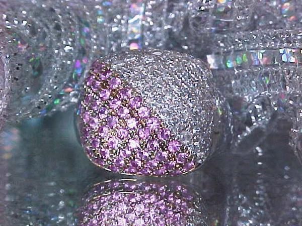 4,608 SHOPNBC DREAMS OF INDIA 1CT PINK SAPPHIRE 1CT DIAMOND DIAGONAL 