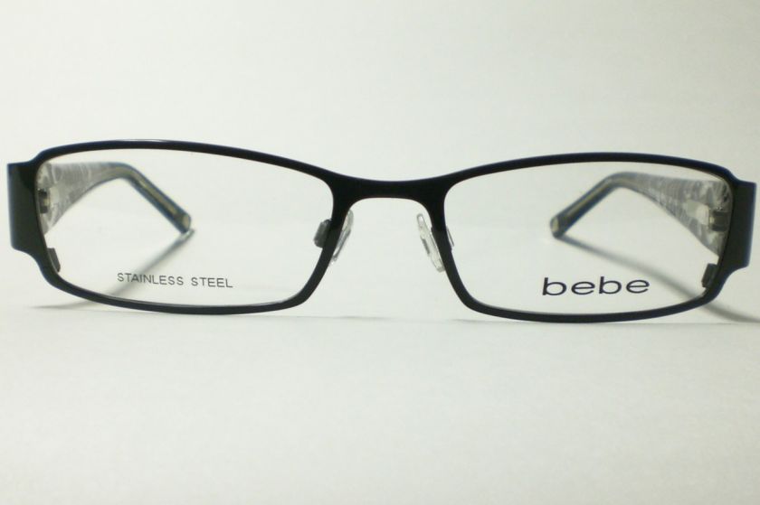 BEBE ALOTTA LOVE BB5012 5012 JET EYEGLASSES AUTH 51  