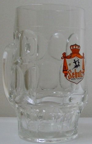 Vintage SCHUTZ Biere dAlsace KRUG BEER MUG 0.5L RARE  