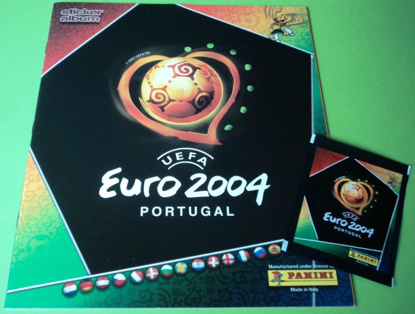 Panini EM EURO 2004 Leeralbum 2. Wahl + Tüte pack  