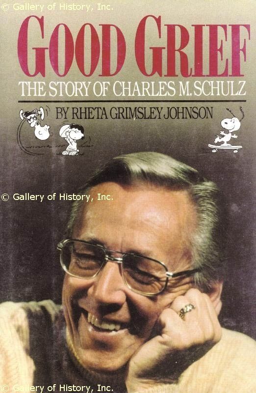 CHARLES M. SCHULZ   ANNOTATED BOOK SIGNED CIRCA 1989  