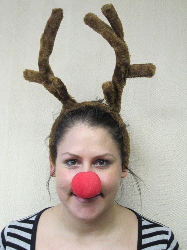 Rudolph the Reindeer Antlers and Nose Costume Kit  