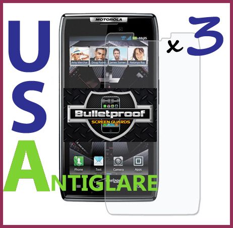 Motorola Antiglare Matte Droid RAZR XT912 Clear LCD Screen Protector 