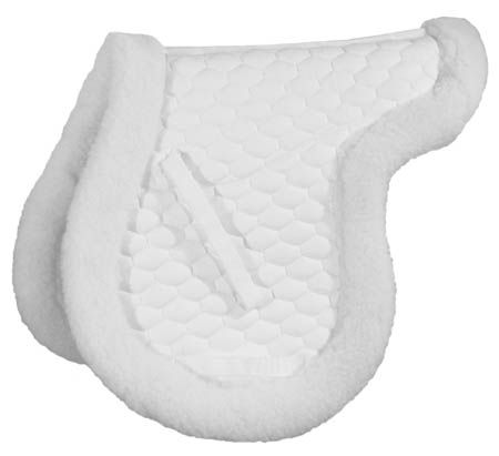 AP Fleece Padded Contour Shaped English Horse Saddle Pad  