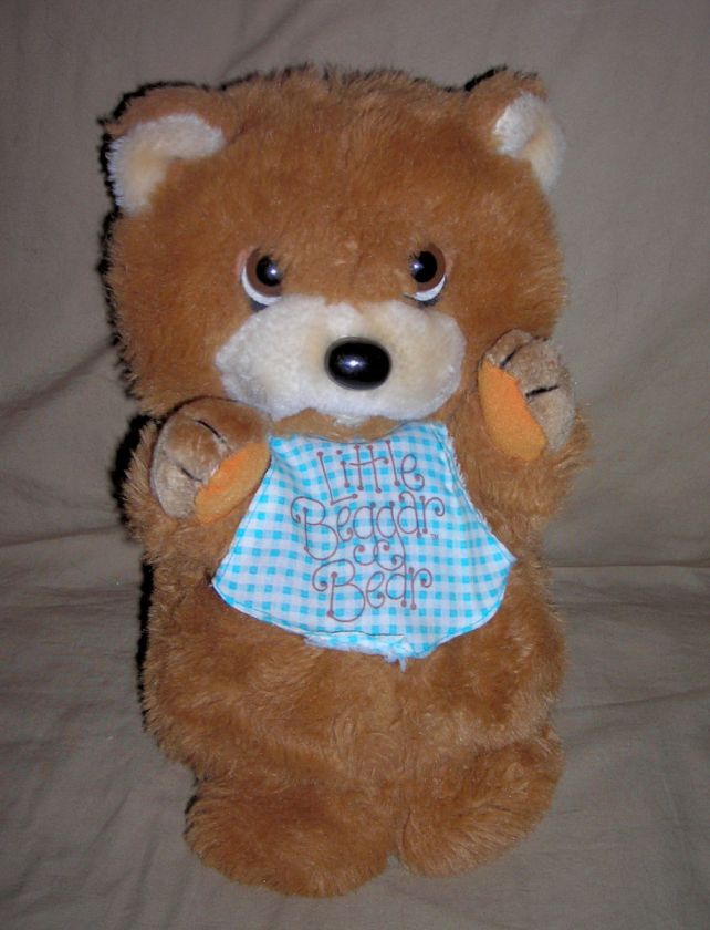 1984 APPLAUSE plush LITTLE BEGGAR BEAR ITEM #2206 SIZE13 INCH **RARE 