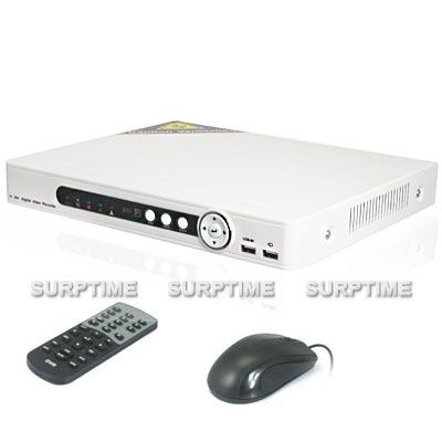 4CH H.264 Net DVR IR Outdoor Camera 500GB HDD Security Surveillance 