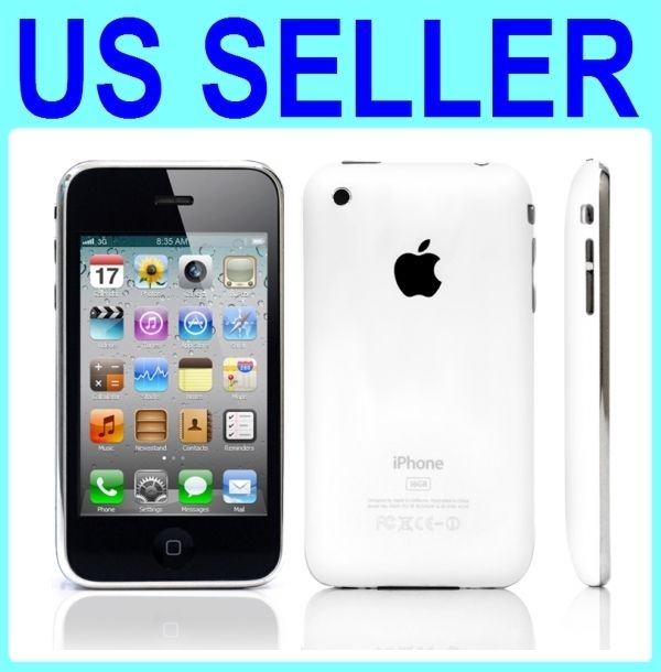 US Apple iPhone 3G 16GB Unlocked White Excellent Smartphones 