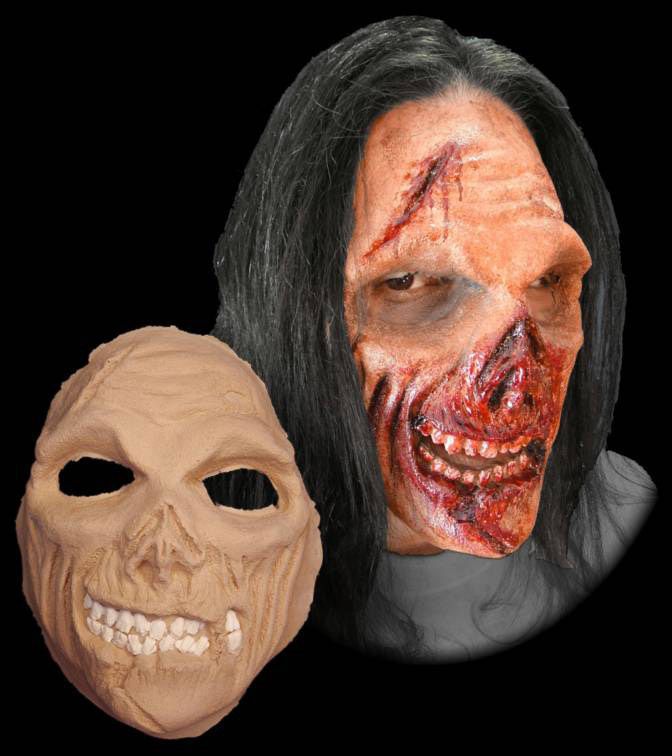 Undead Zombie Undead Walker Halloween Mask Foam Latex Prothetic Moves 