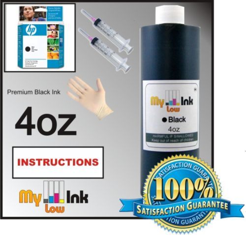 HP # 21 #27 #56 #74 #94 #96 Black Ink refill kit 4oz  