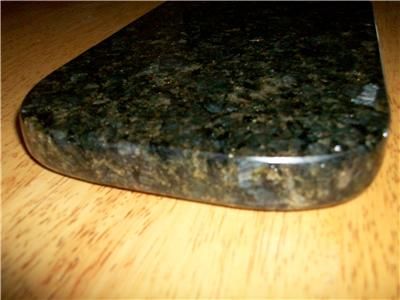 GRANITE CUTTING BOARD BLACK UBA TUBA 6 x 10 ROUNDED CORNERS  