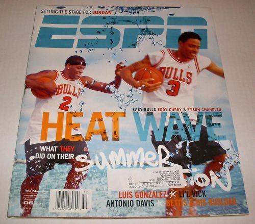 EDDY CURRY TYSON CHANDLER ESPN MAGAZINE AUGUST 6 2001  