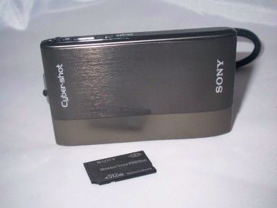 Sony Cyber shot DSC TX1 10.2MP Digital Camera Charcoal  