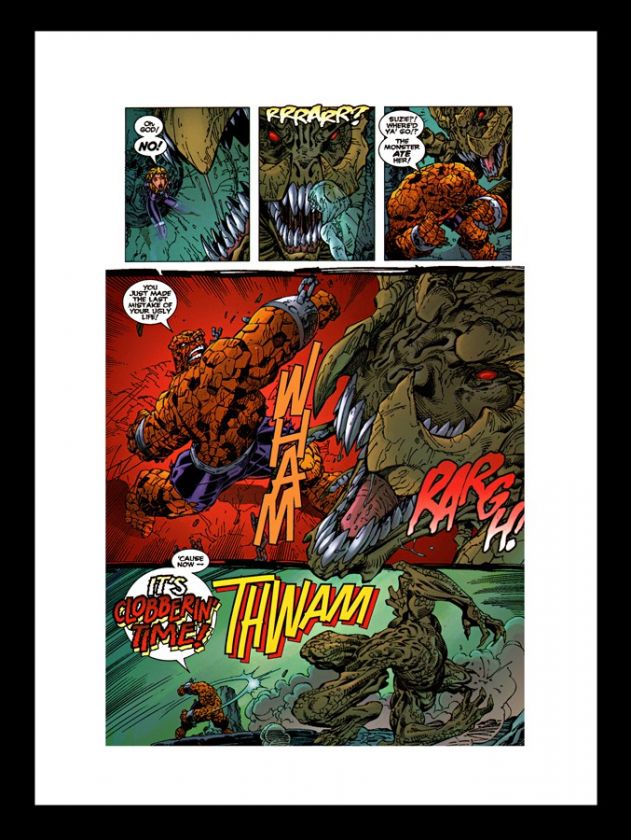 Jim Lee Fantastic Four #1 Rare Production Art Pg 35  