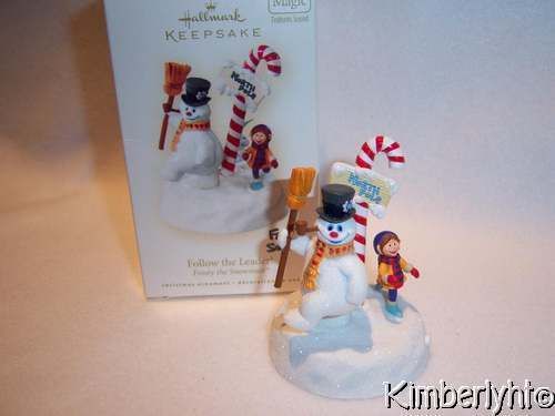 New FOLLOW THE LEADER Frosty the Snowman Hallmark 2008  