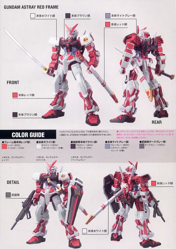 HG SEED #12 MBF P02 Gundam Astray Red Frame 1/144 Kit BANDAI NIB 