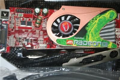 ATI Radeon x1300 256mb AGP Video Card 1300 + Cables  