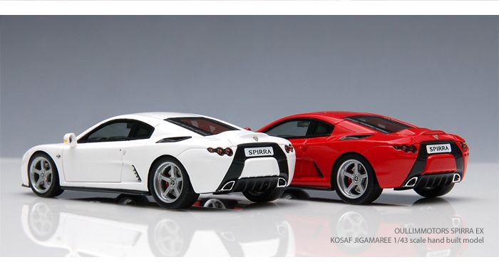 43 JIGAMAREE Resin Model Super Car SPIRRA EX RED  