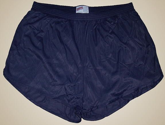 Navy Blue Nylon Running / Track Shorts   2XL *HOT*  