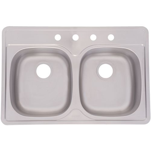   Stainless Steel Topmount Kitchen Sink #BU3322 039487152735  