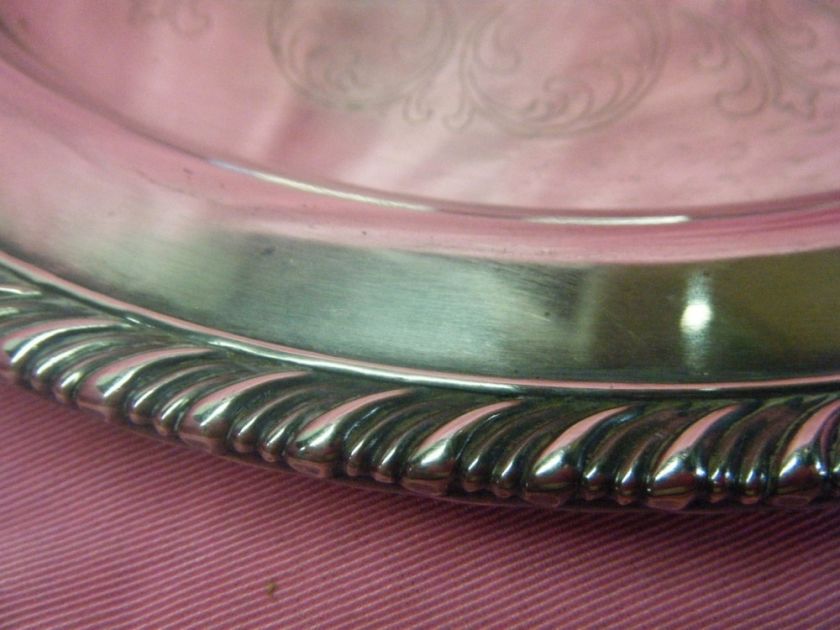 Vintage Oneida Silverplate Charger Platter Dinner Plate  