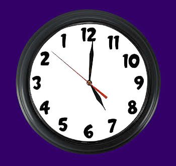 Backwards Clock   real time but completely backwards  