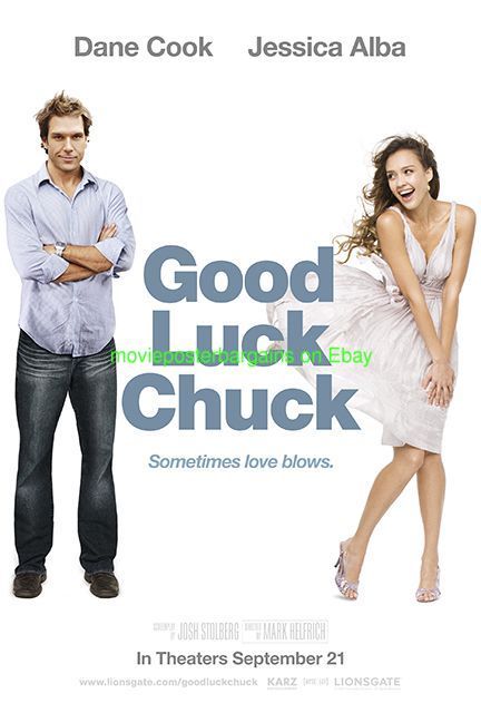 GOOD LUCK CHUCK MOVIE POSTER JESSICA ALBA DRESS STYLE  