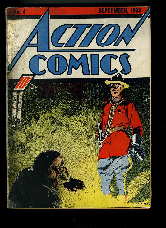 ACTION #4[1938]SCARCE, EARLY SUPERMAN  