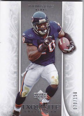 2006 EXQUISITE BASE CARD #12 THOMAS JONES 070 /150  