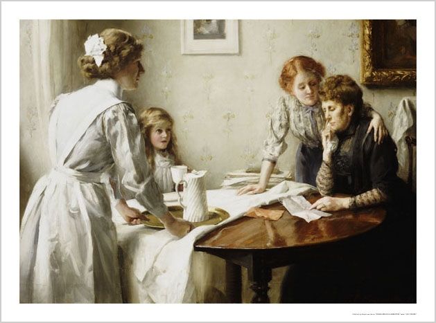 THOMAS BENJAMIN KENNINGTON Letter People ON CANVAS  