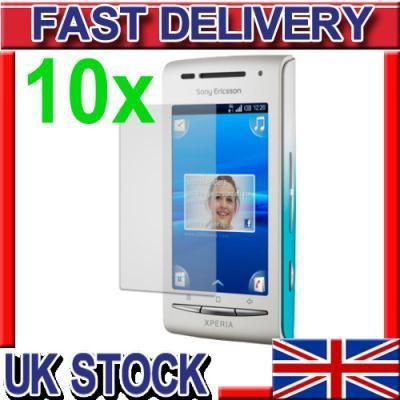 UK 10X LCD Screen Protector for Sony Ericsson Xperia X8  