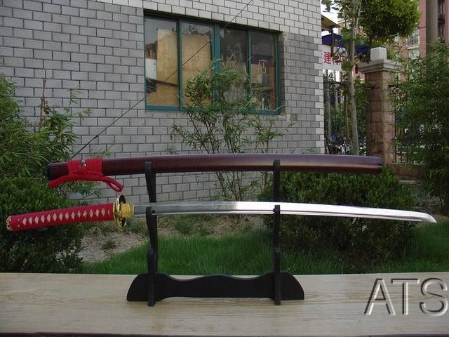 40.6 Red Tiger Japanese Katana Sword Full Tang Iaido  