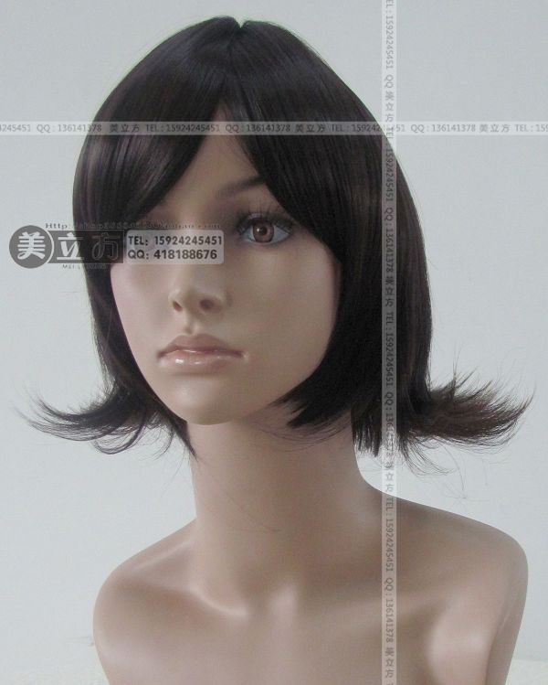 BLEACH Kuchiki Rukia Black Short cosplay party cosplay wig costume 