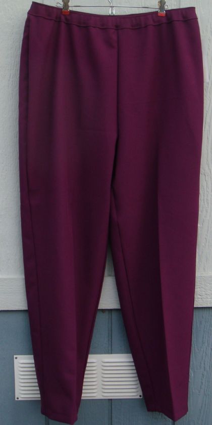 NEW Ladies Sz 26T & 28T Purple Bend Over Pants  