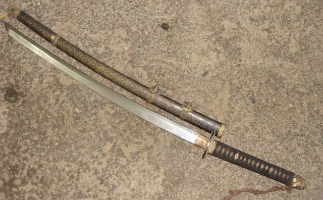 Collectable WWII Japanese Military Officer Samurai Sword Katana  