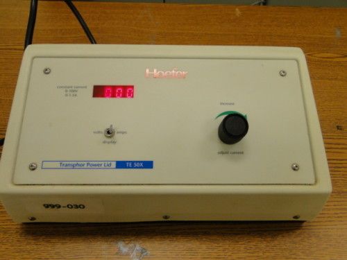 Hoefer Electrophoresis Transphor Power Lid TE50X  