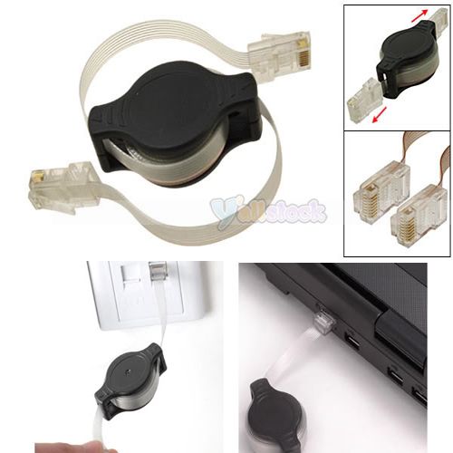 FT Retractable Ethernet RJ45 LAN Network Cable 1.5M  