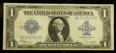 1923 $1 SILVER CERTIFICATE SN# M13183973D ID#OO773  