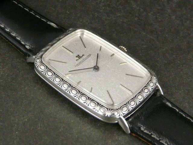 GOOD Con Vintage JUMBO Jaeger LeCoultre manual wind 800 sterling 