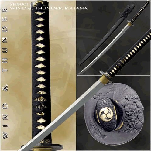 PAUL CHEN WIND AND THUNDER KATANA SWORD PC5001 NIB  