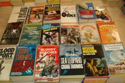 Lot of 50+ Paperback Books   Great Reading Copies  