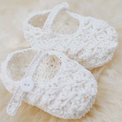 GORGEOUS CROCHET BABY BOOTIES in CREAM, PINK or WHITE 0 12 months 