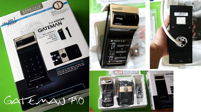 GATEMAN IREVO F10 Digital Door Lock Fingerprint NEW  