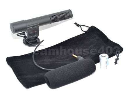 Microphone F SONY Camcorder as ECM CG50+Sony Hot Shoe to Universal 